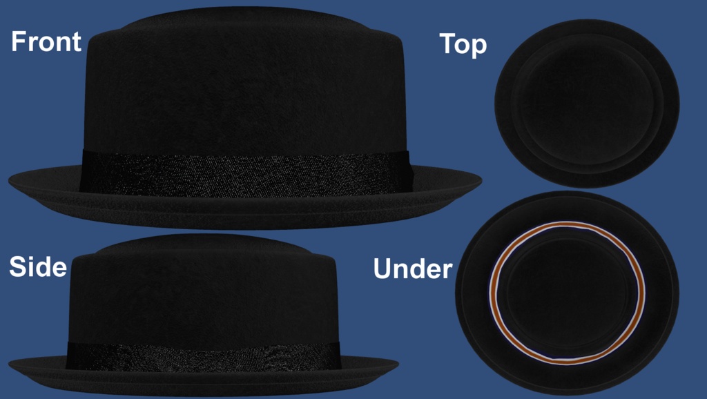 W.W. Hat (Fan-made) ポークパイハット