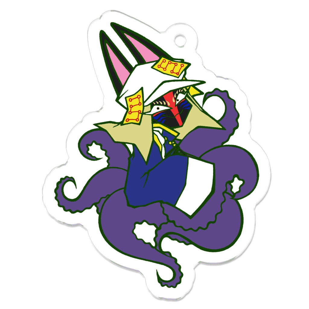 加油狐アクキー　黒