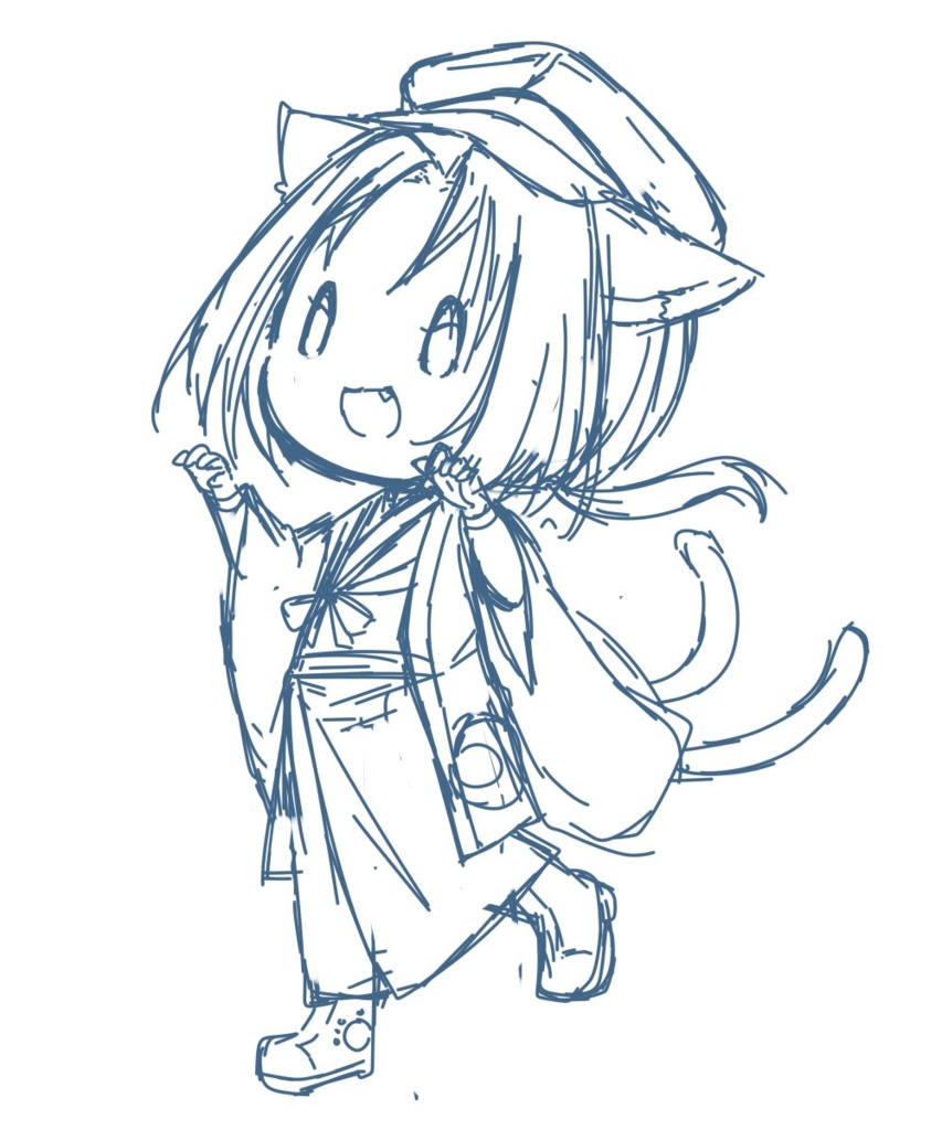 夜乃ひかげのにゃんこぱすTシャツ