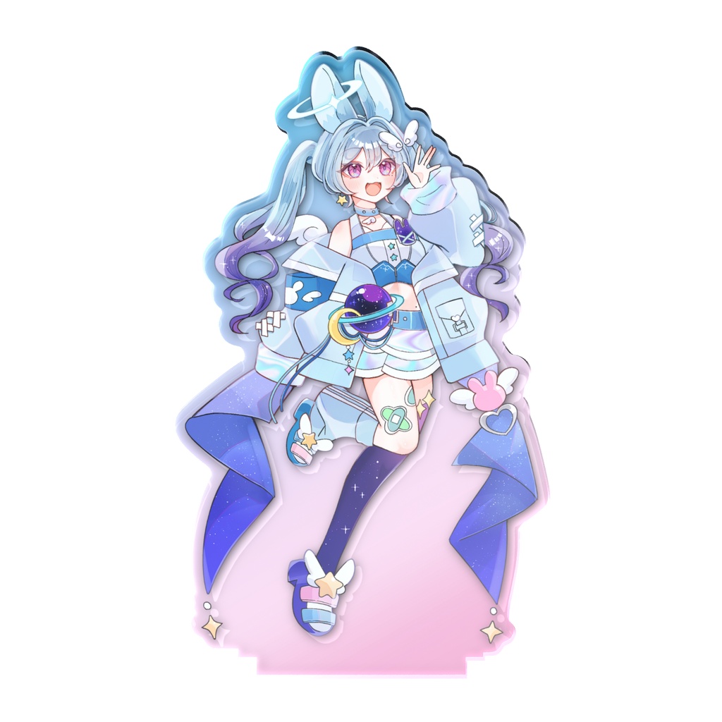 宇月うさぎ ちきうフォルムオーロラアクスタ