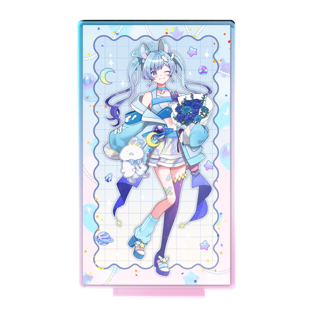 宇月の1周年記念オーロラアクスタ