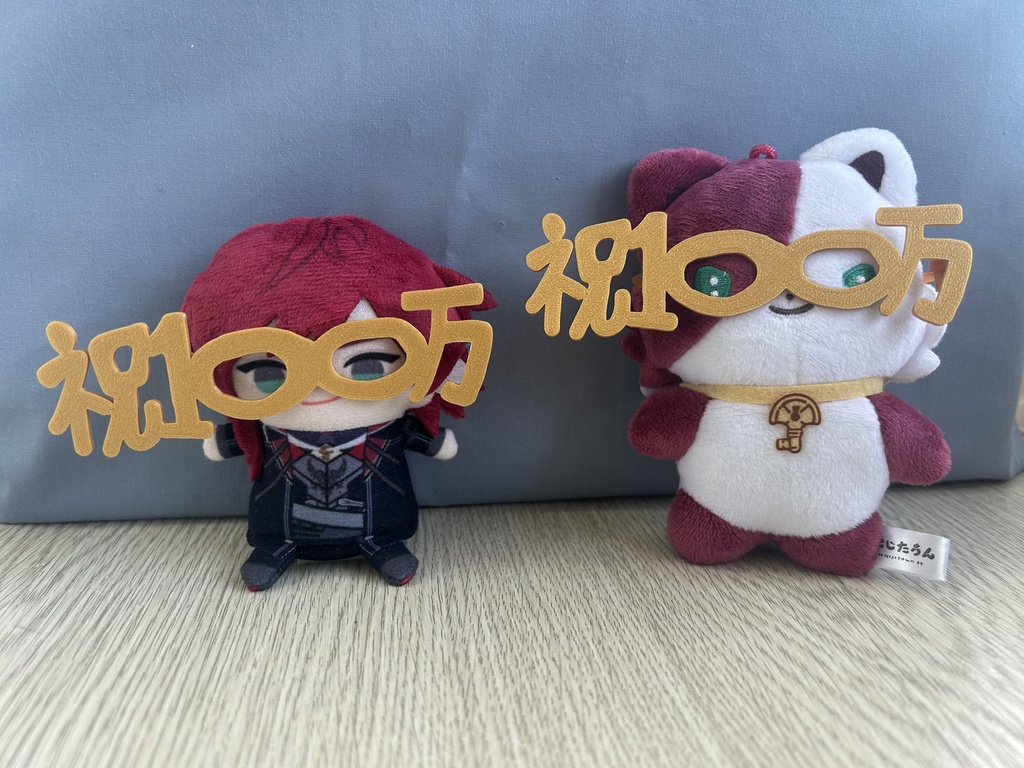 100万お祝いメガネ　1Million Celebration Eyeglass 