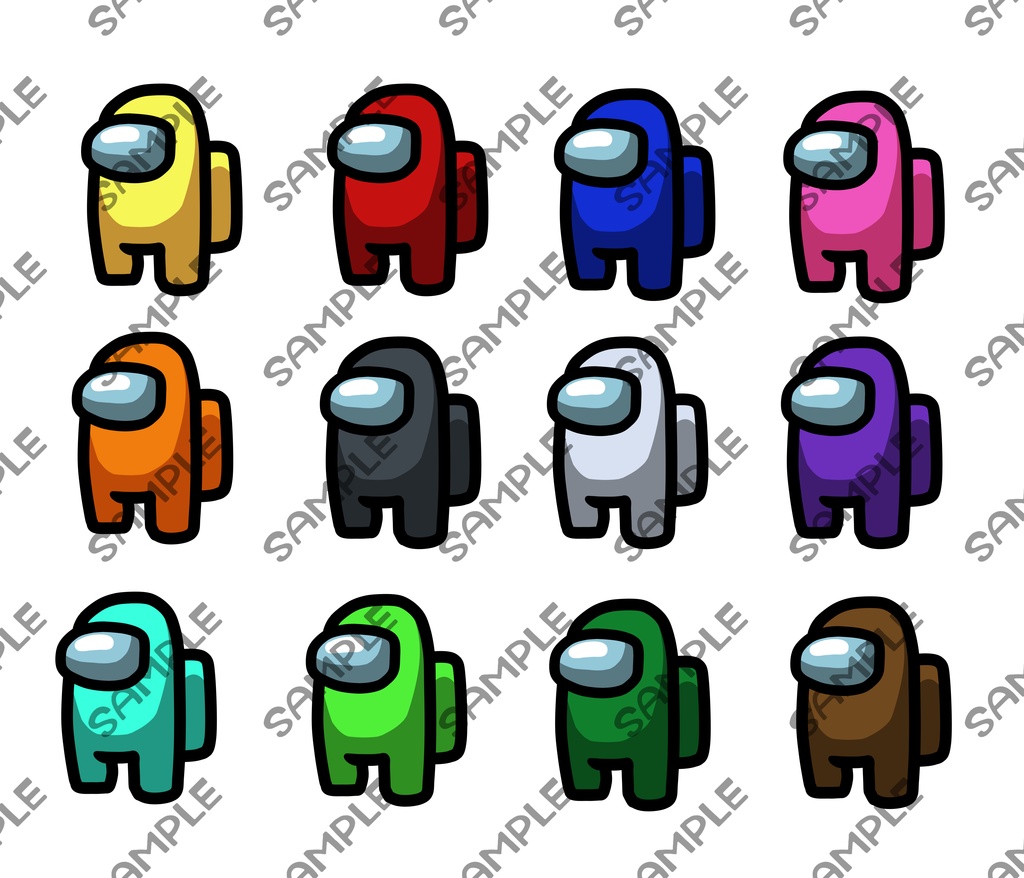 【フリー素材】AmongUs配信用素材集