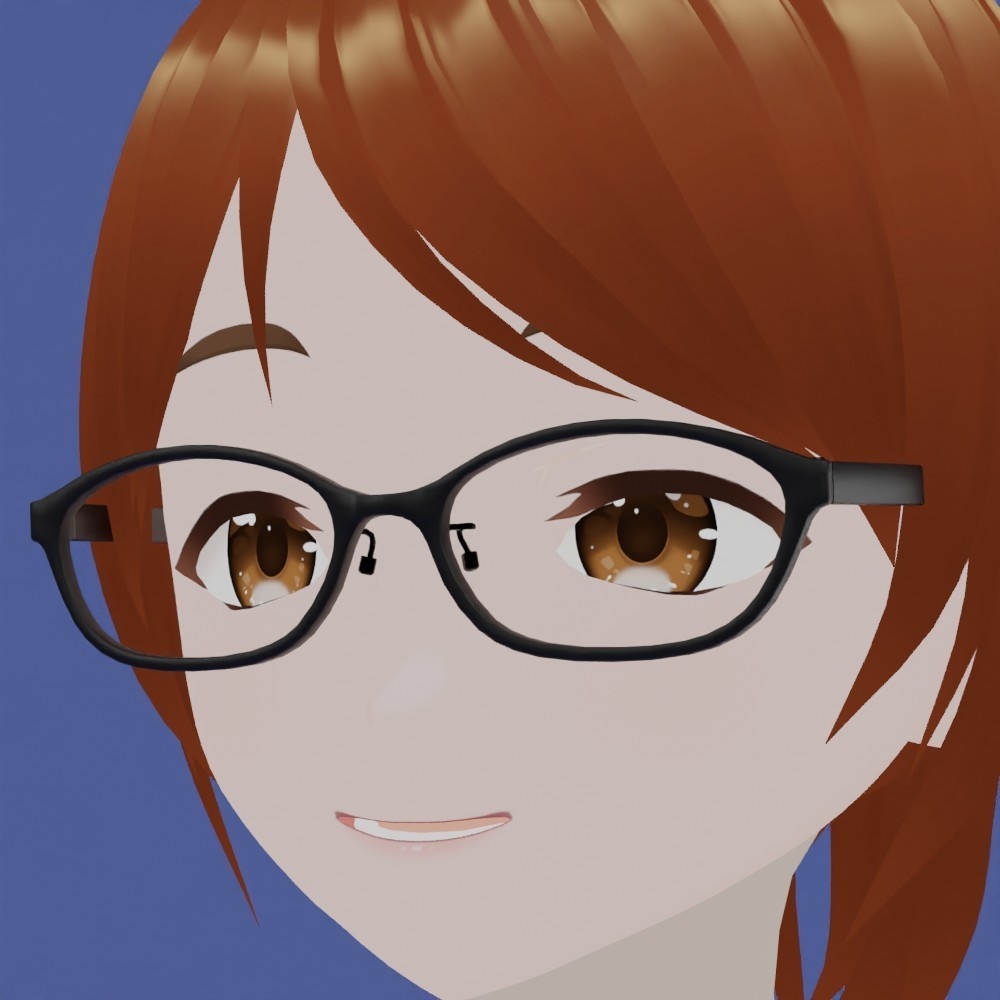オーバルフルリムセルフレーム眼鏡1 FBX Glasses