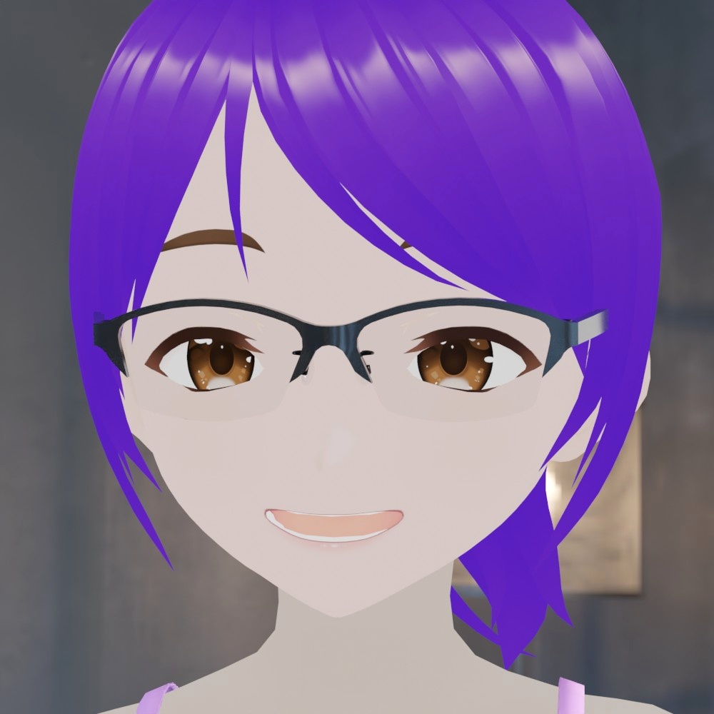 スクウェアナイロールセルフレーム眼鏡1