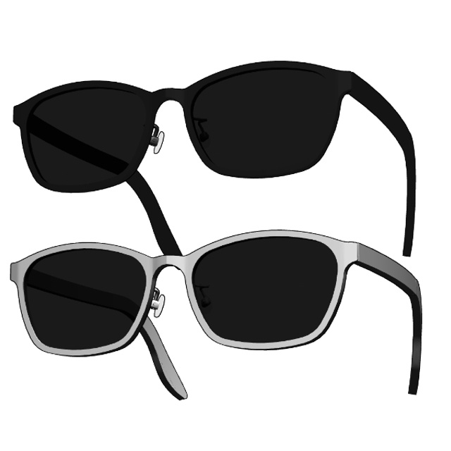 ウェリントンフルリムセルフレーム眼鏡#01 FBX Glasses