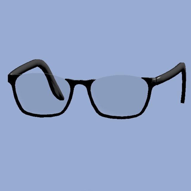 ウェリントンアンダーリムセルフレーム眼鏡#01 FBX Glasses