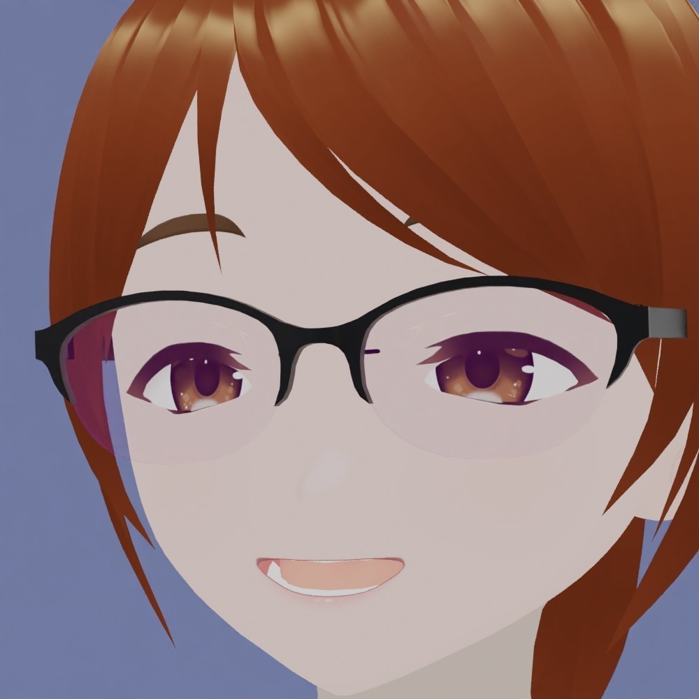 オーバルセルフレーム眼鏡1セット