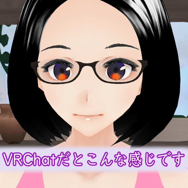 オーバルセルフレーム眼鏡1セット