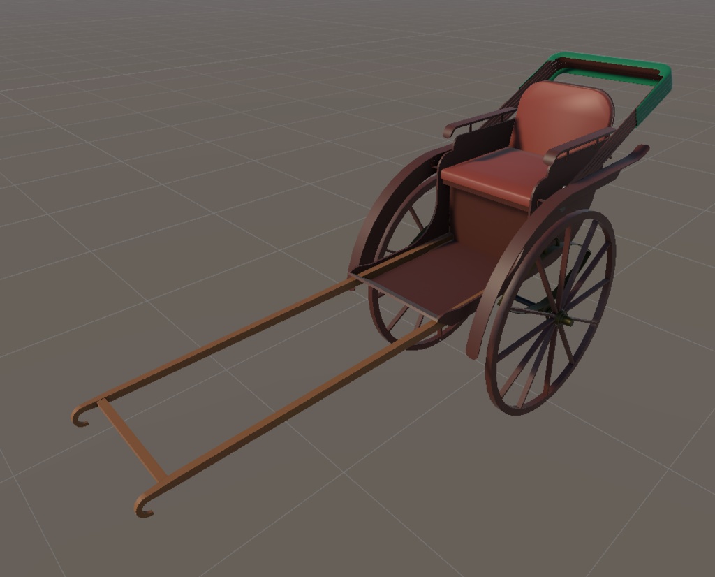 一人乗り人力車_rickshaw1 FBX