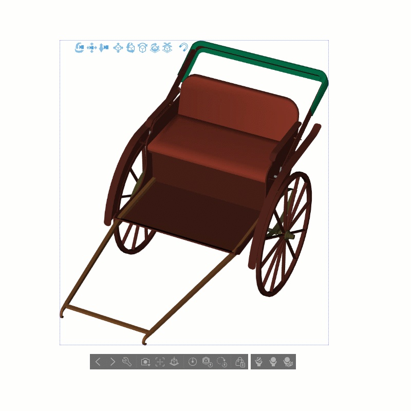 二人乗り人力車_rickshaw1 FBX