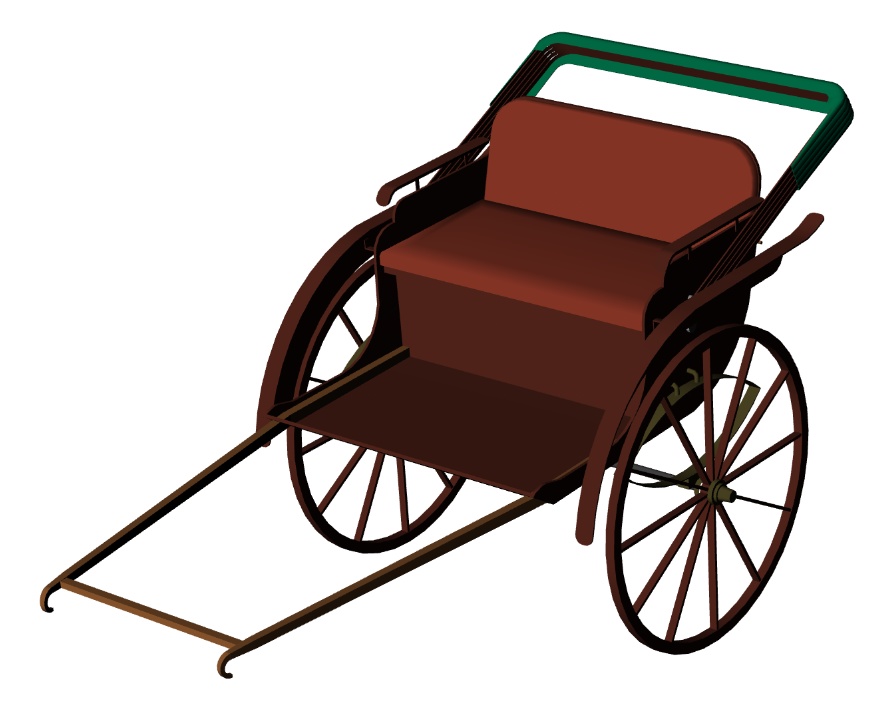 人力車_rickshaw#01セット FBX VRC