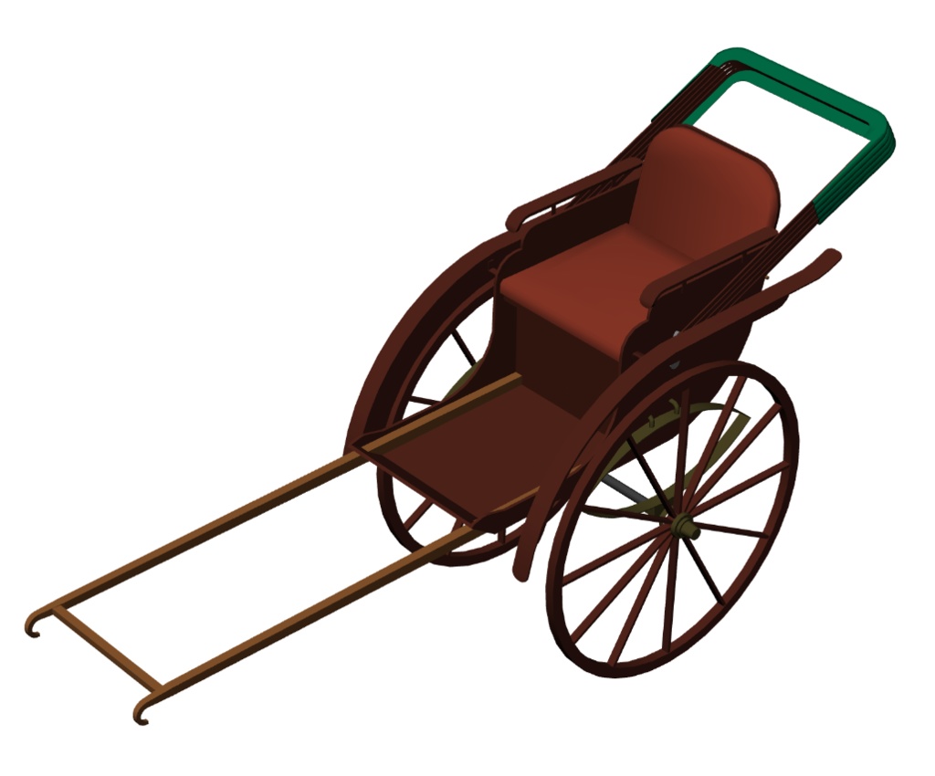 人力車_rickshaw#01セット FBX VRC