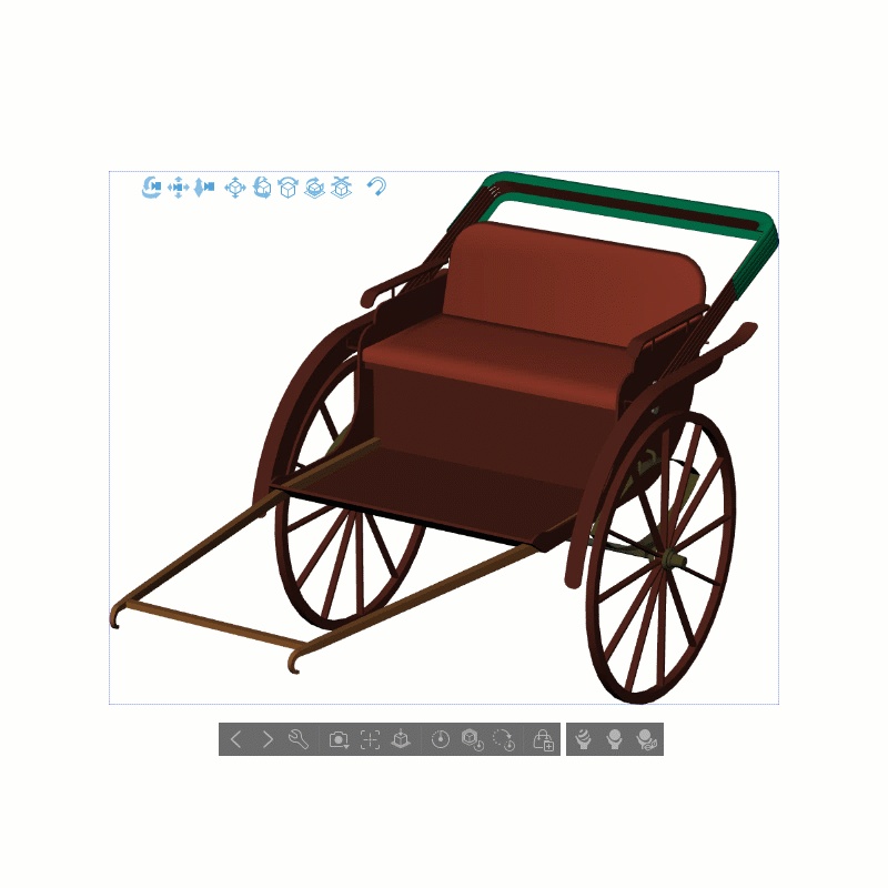 人力車_rickshaw#01セット FBX VRC