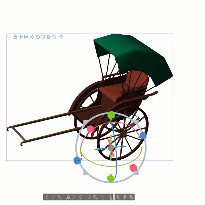 人力車_rickshaw#01セット FBX VRC