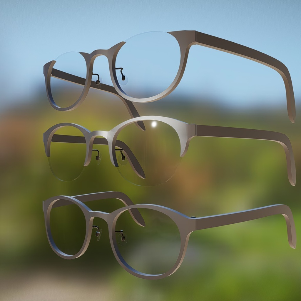 ボストンセルフレーム眼鏡1