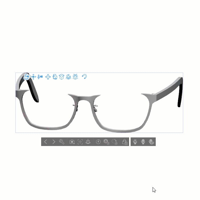 ウェリントンセルフレーム眼鏡1セット