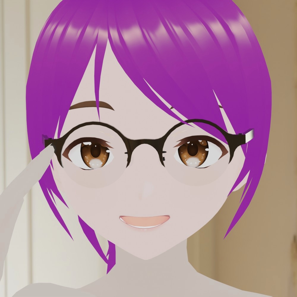 ラウンドセルフレーム眼鏡1