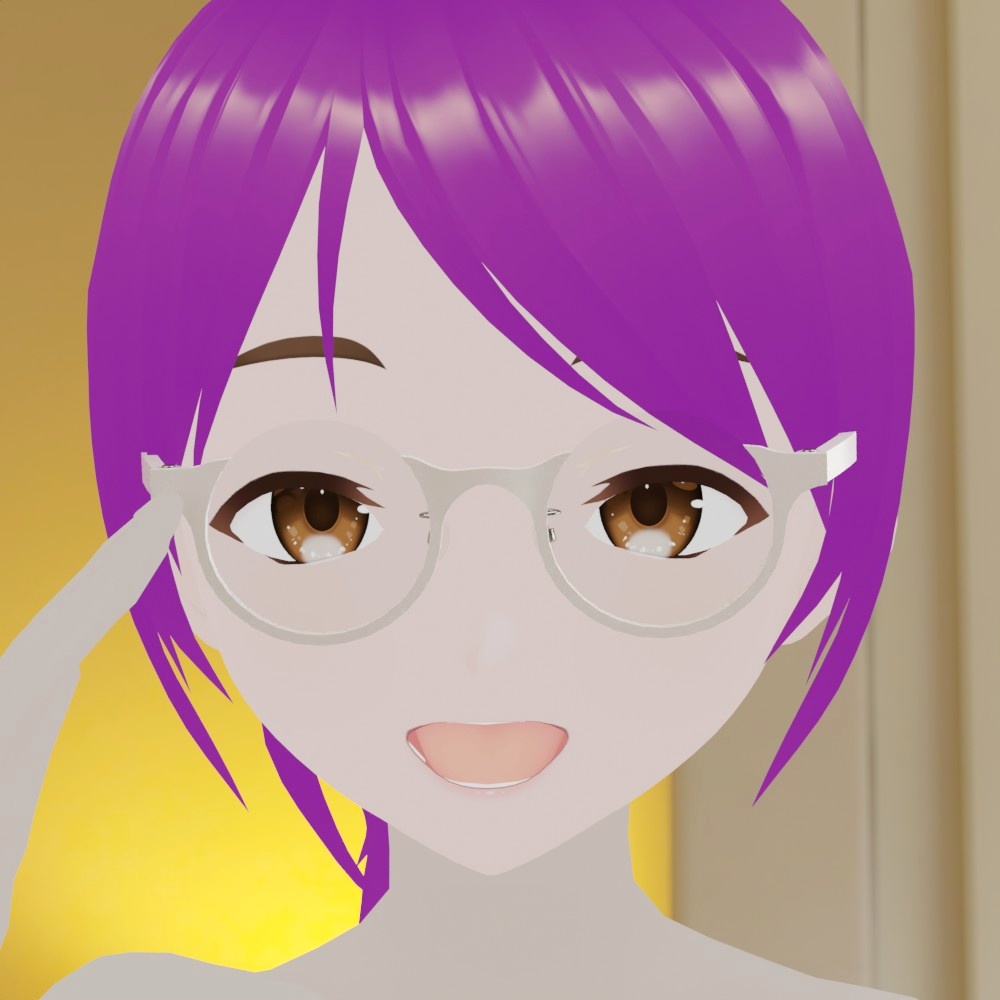 ラウンドセルフレーム眼鏡1