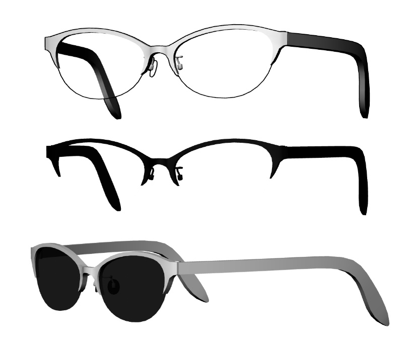 フォックスセルフレーム眼鏡1