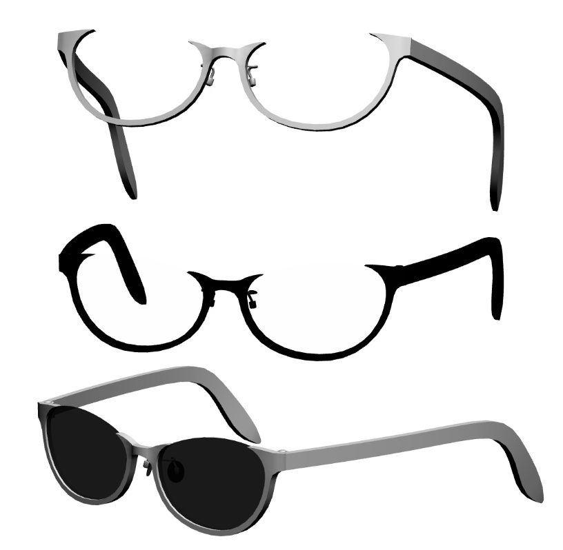 フォックスセルフレーム眼鏡1