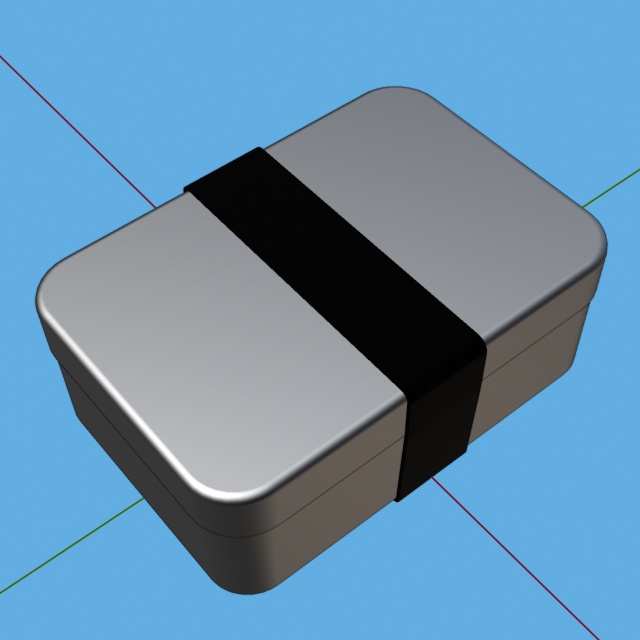 アルミ弁当箱#01セット FBX Lunch box