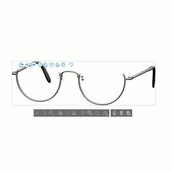 ボストンメタルフレーム眼鏡1 FBX VRC