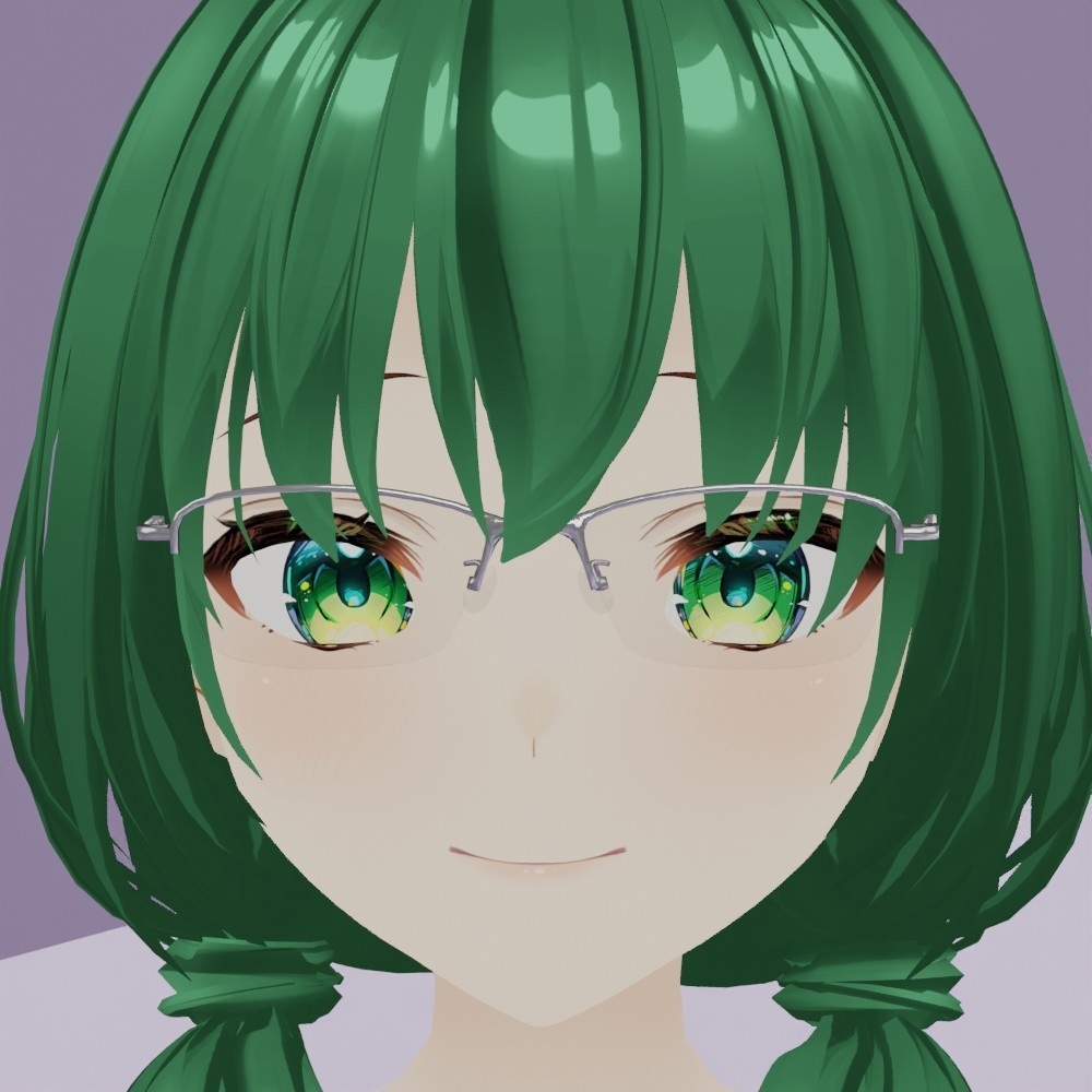 スクウェアナイロールメタルフレーム眼鏡#01 FBX
