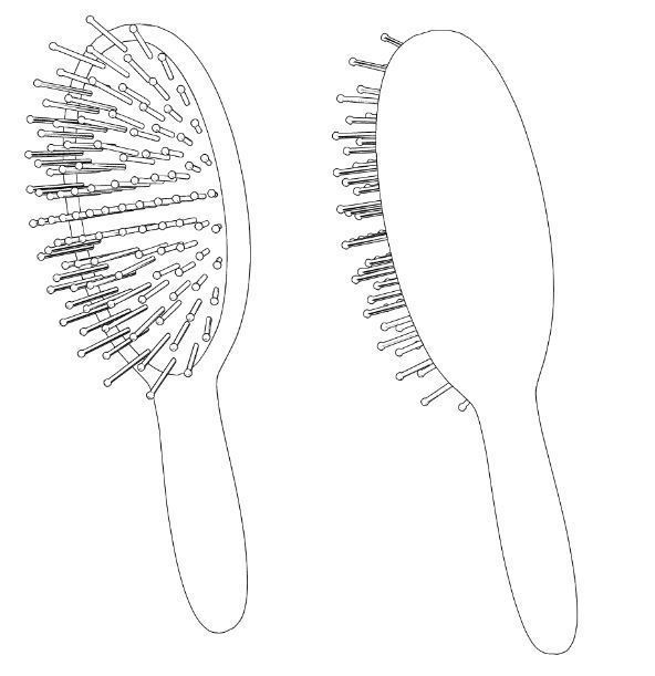 VRC ヘアブラシ1 FBX