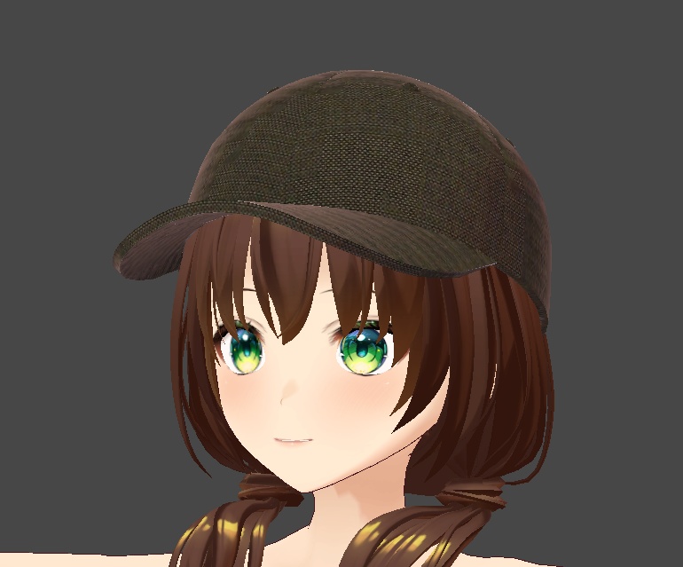 VRC キャップ1 FBX