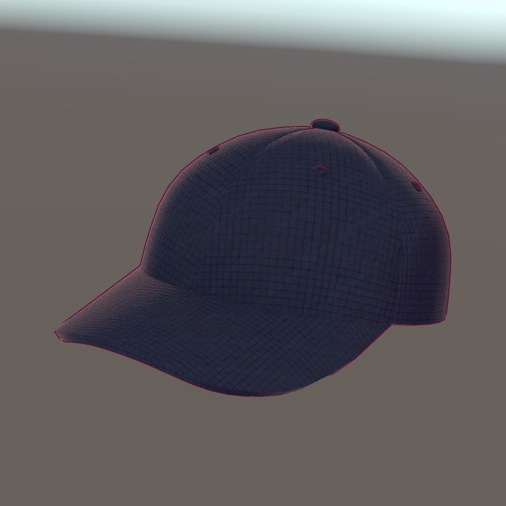 VRC キャップ1 FBX