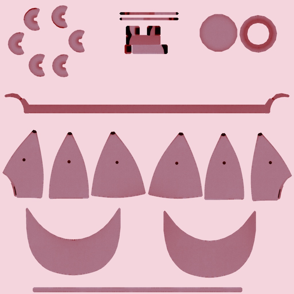 VRC キャップ1 FBX