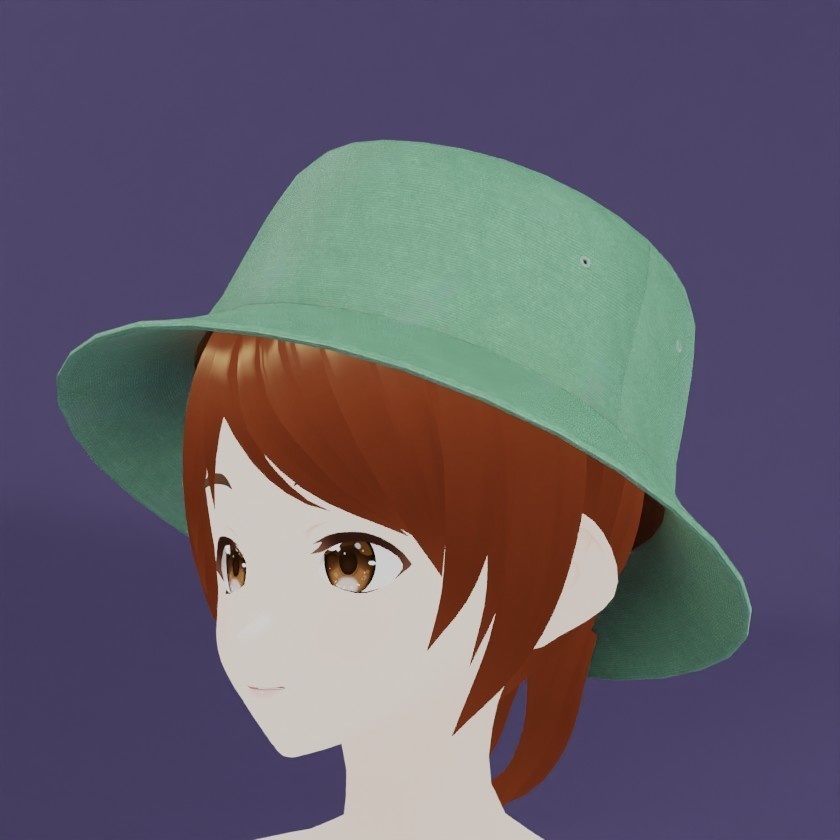 VRC バケットハット#1 FBX Bucket hat