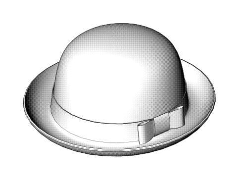 VRC ボーラーハット#1 Bowler hat