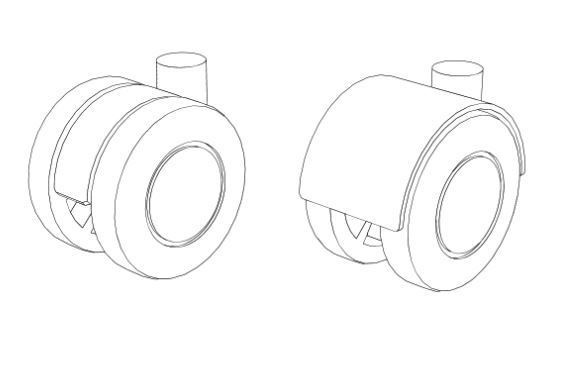キャスター#1 caster fbx