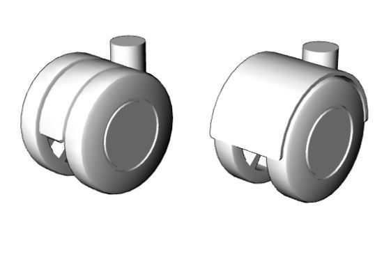 キャスター#1 caster fbx
