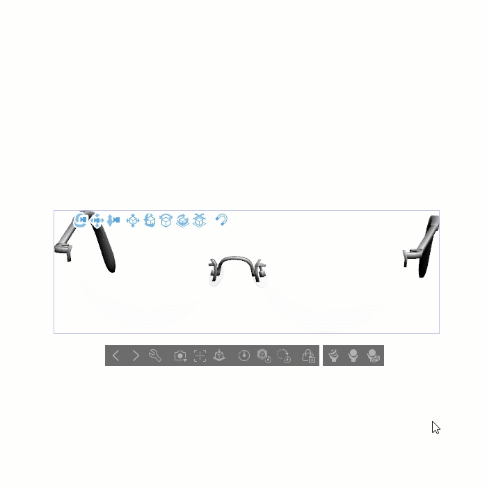 フォックスリムレスメタルフレーム眼鏡#1 FBX