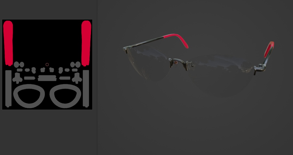 フォックスリムレスメタルフレーム眼鏡#1 FBX