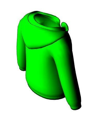 ジップアップパーカー#1 Zip-up hoodie fbx