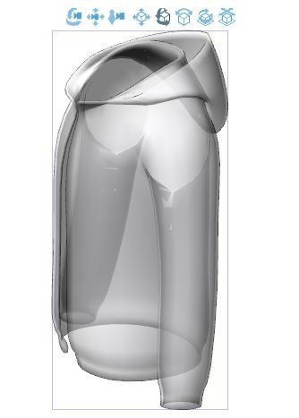 ジップアップパーカー#1 Zip-up hoodie fbx