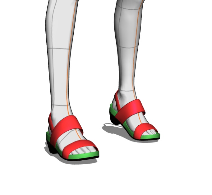 ハイヒールサンダル1 VRC xwear