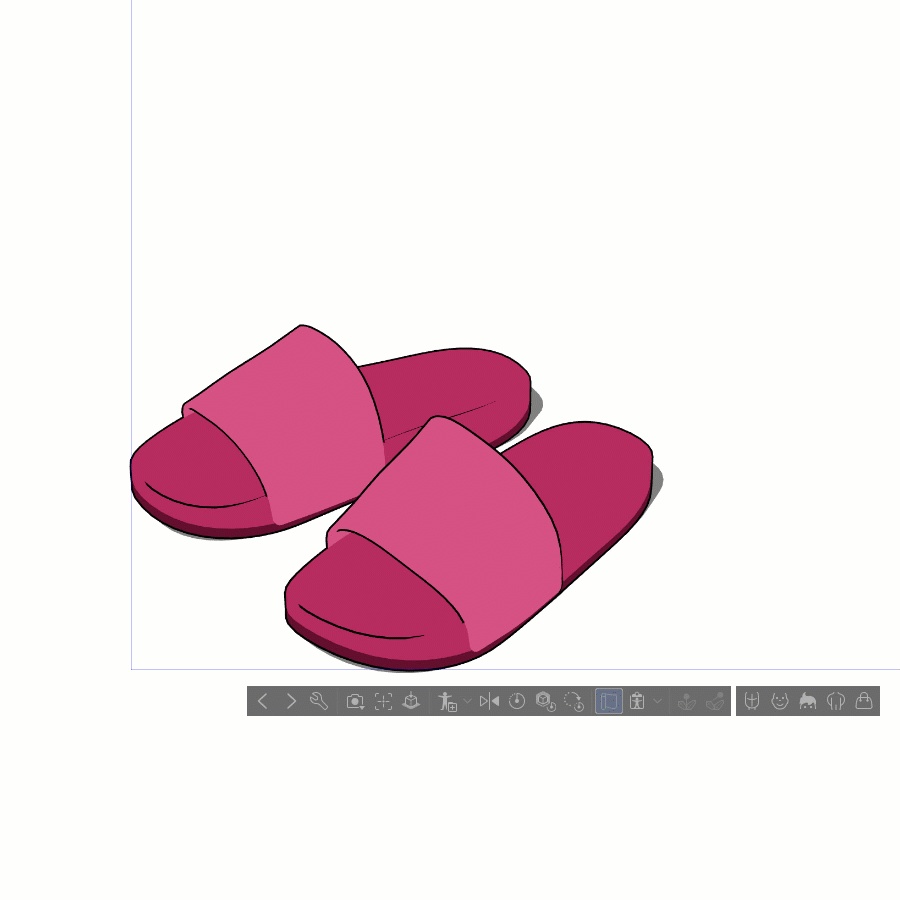 フラットサンダル2 VRC xwear