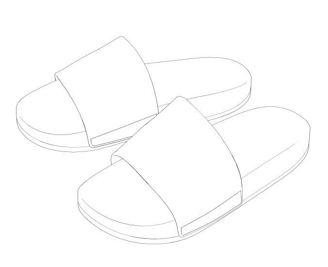 フラットサンダル2 VRC xwear