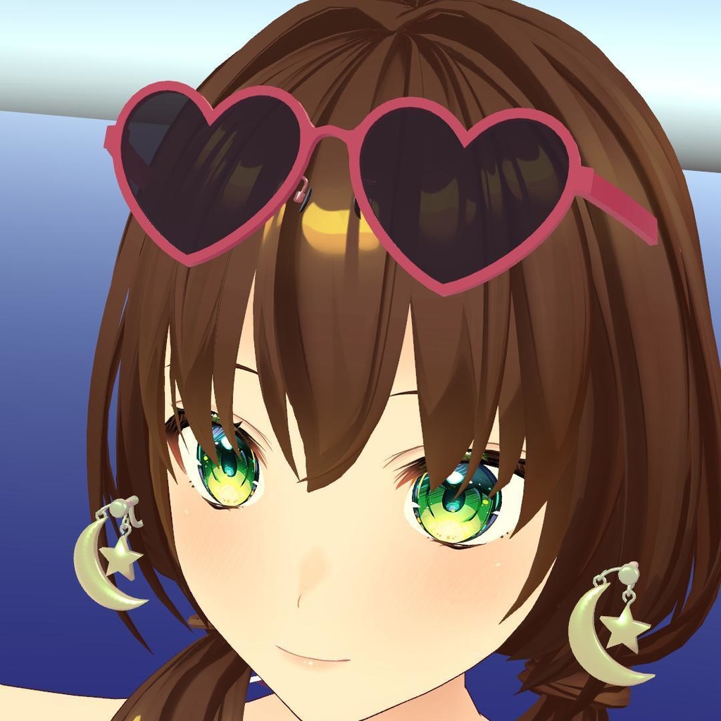 ハート型眼鏡#1 FBX Glasses