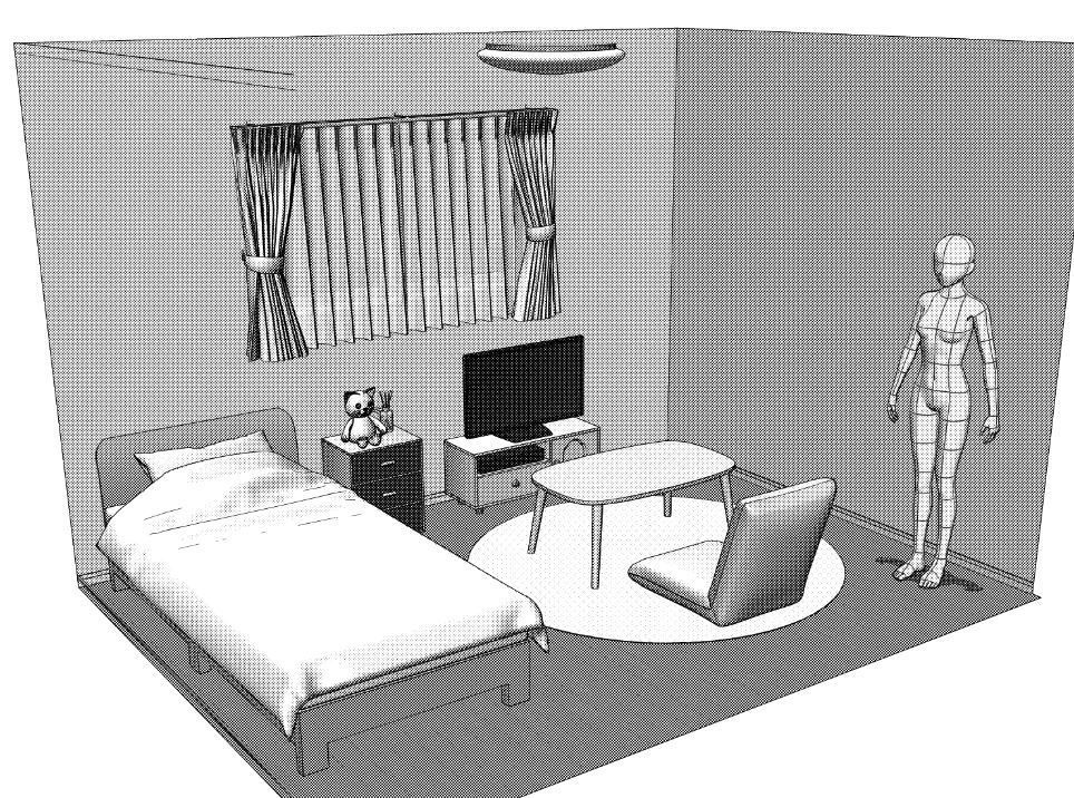 女子大学生の部屋 6畳#1