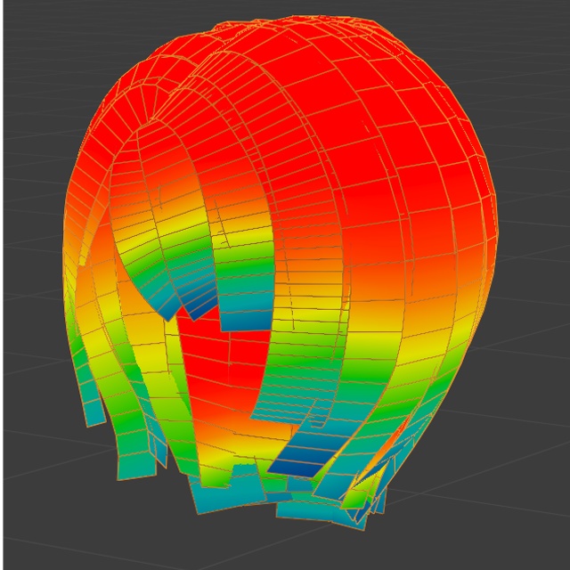 VRC 女性用ショートヘア#1-3セット
