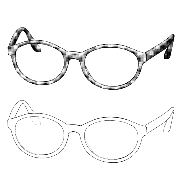 ボストン セルフレーム眼鏡#2セット