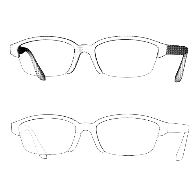 スクウェア セルフレーム眼鏡#2セット