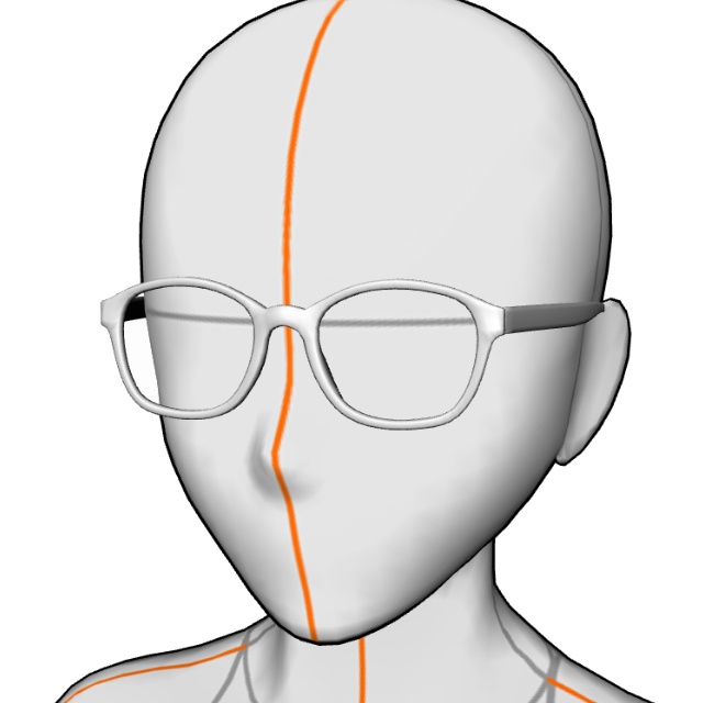 ウェリントン セルフレーム眼鏡#2セット