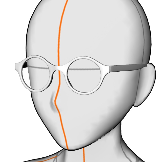 ラウンド セルフレーム眼鏡#2セット